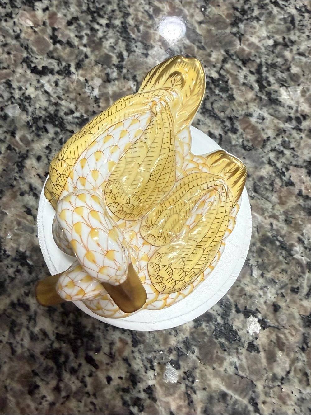 Herend Small Pair of Ducks - Butterscotch - Picture 8 of 9